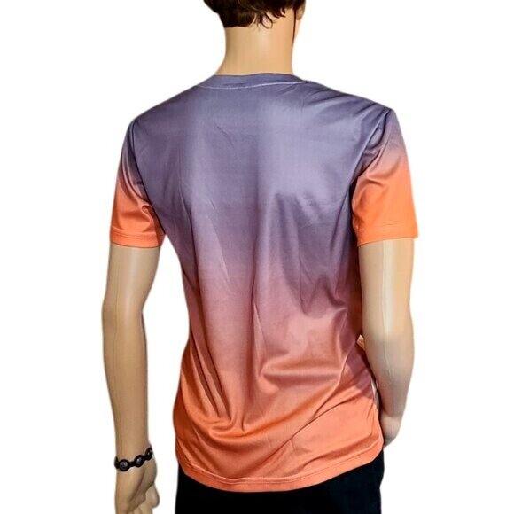 KTM Gradient Orange & Purple Graphic Short-Sleeve T-Shirt Lightweight Medium - Picture 5 of 6